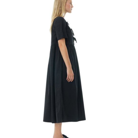 Ganni Black Maxi Dress - Picture 3 of 4